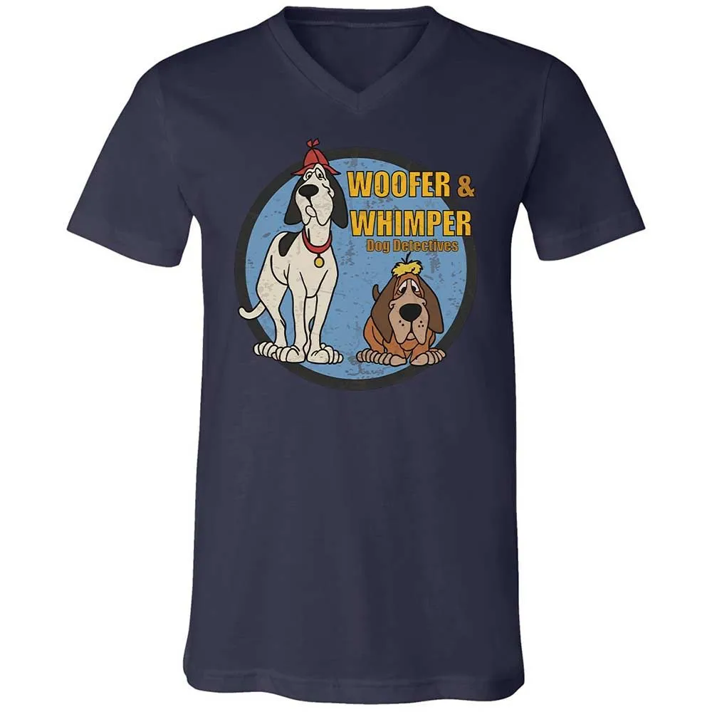 Unisex V-Neck T-Shirt - 46HHCJAX - Navy - 12