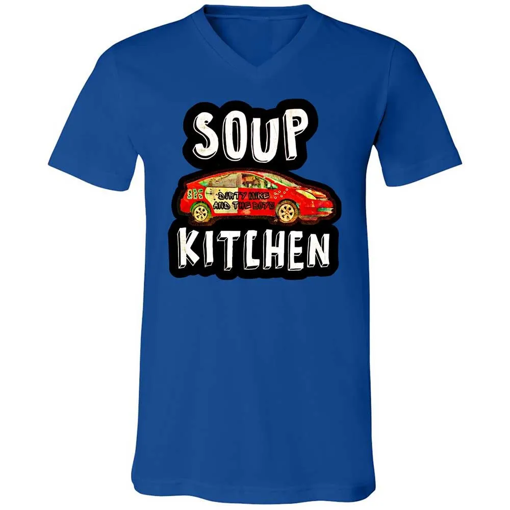 Unisex V-Neck T-Shirt - MDXM59V8 - True Royal - 3