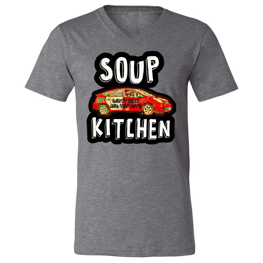 Unisex V-Neck T-Shirt - MDXM59V8 - Deep Heather - 9