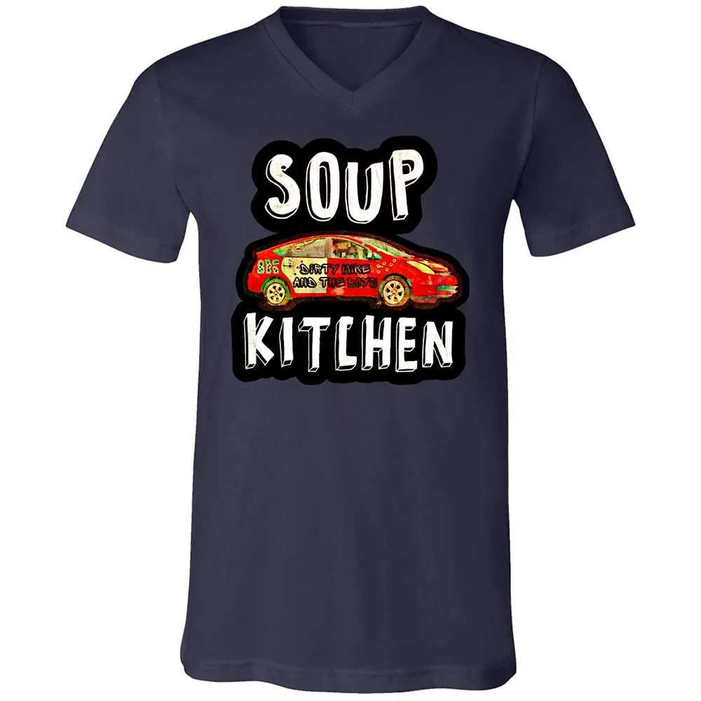 Unisex V-Neck T-Shirt - MDXM59V8 - Navy - 12