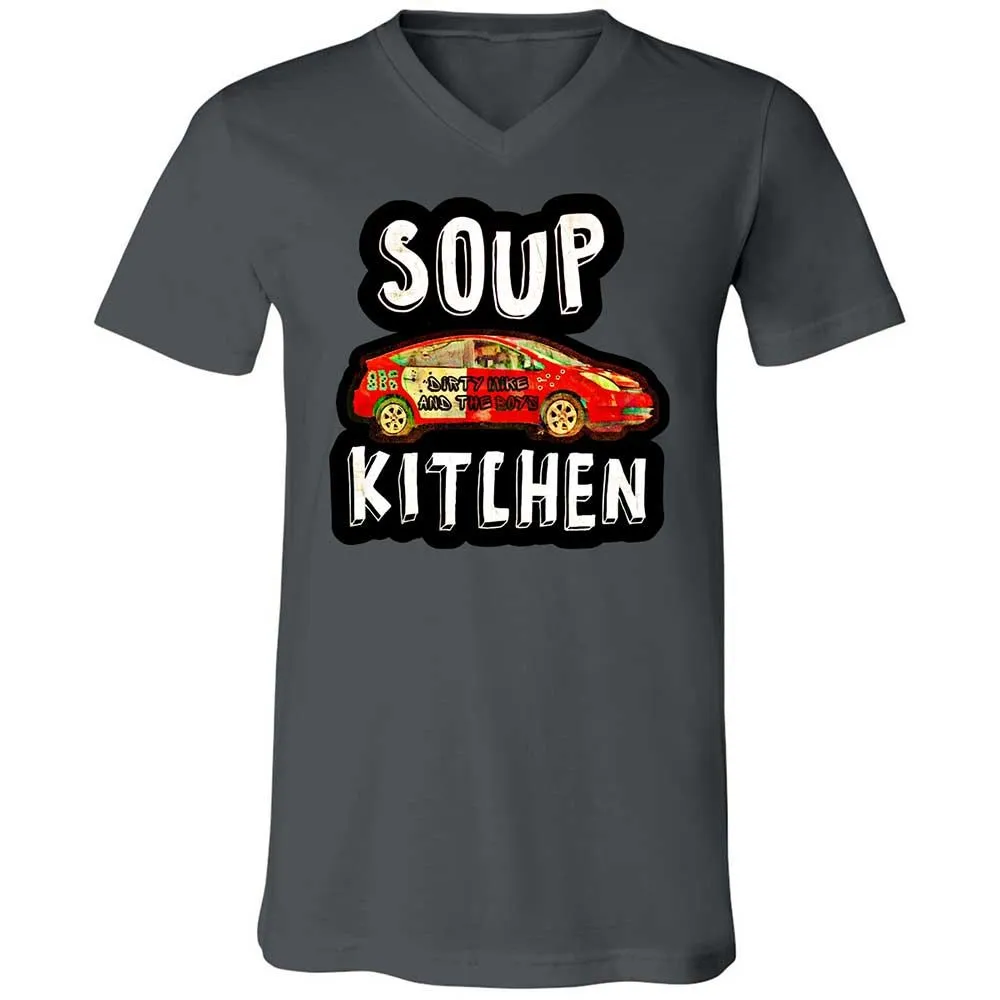 Unisex V-Neck T-Shirt - MDXM59V8 - Asphalt - 16