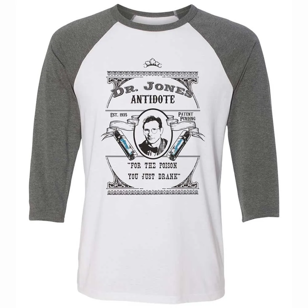 Unisex 3/4 Baseball Tee - 98W2K8HK - White/Deep Heather - 11