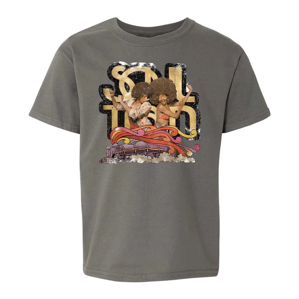 Retro Soul Train Dance Vibes - Charcoal - 17