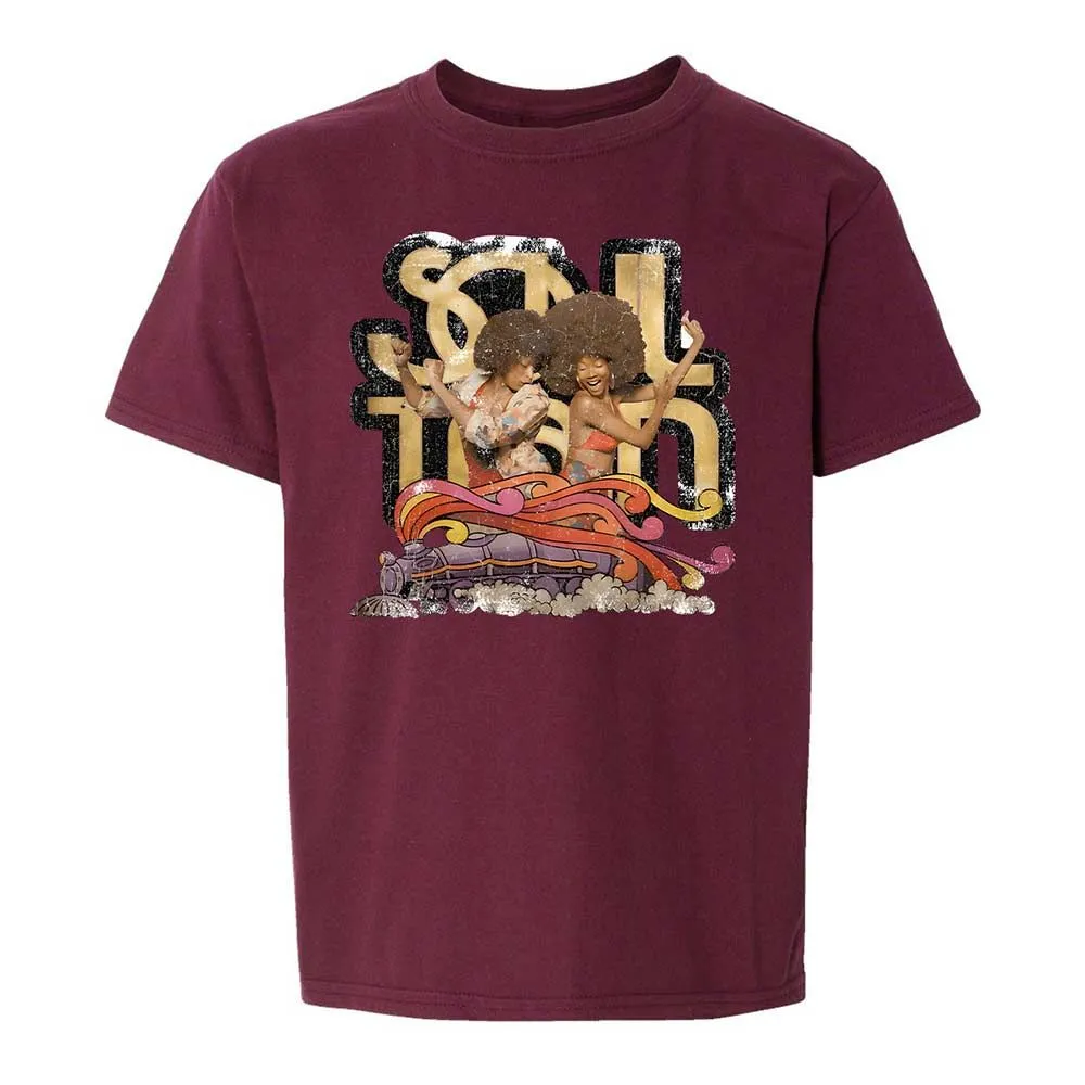 Retro Soul Train Dance Vibes - Maroon - 19