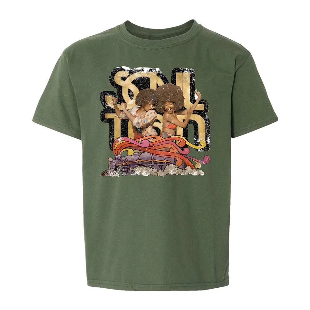 Retro Soul Train Dance Vibes - Military Green - 20