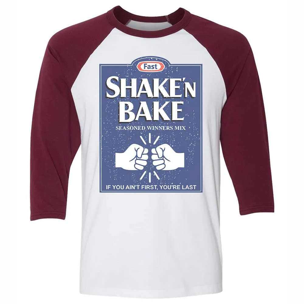 Unisex 3/4 Baseball Tee - AYGZNPYP - White/Maroon - 7