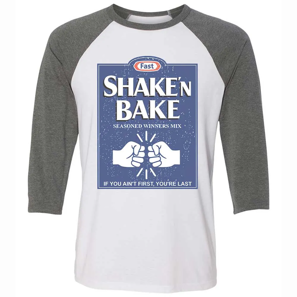 Unisex 3/4 Baseball Tee - AYGZNPYP - White/Deep Heather - 11