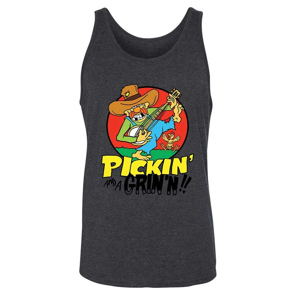 Pickin' and a Grinnin - Dark Grey Heather - 10
