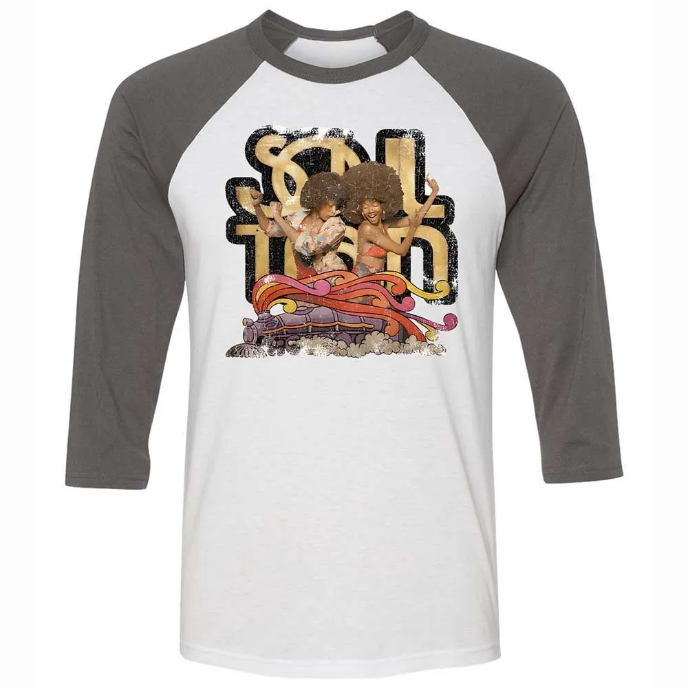Retro Soul Train Dance Vibes - White/Asphalt - 2