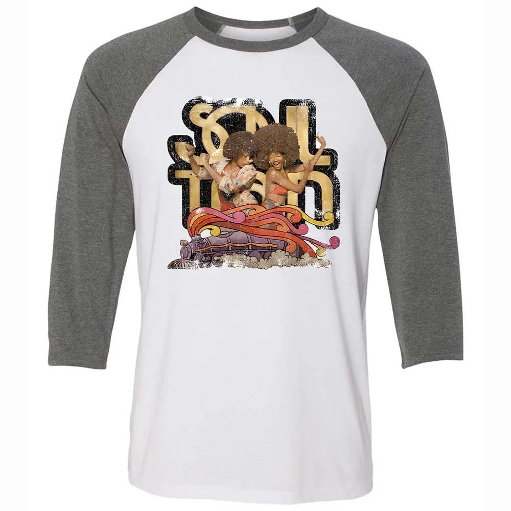 Retro Soul Train Dance Vibes - White/Deep Heather - 11