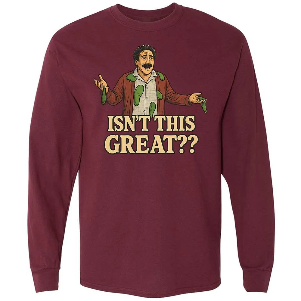 Long Sleeve T-Shirt - 9XRM5CA7 - Maroon - 16