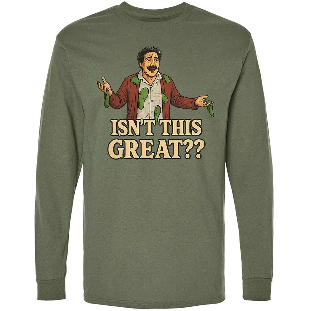 Long Sleeve T-Shirt - 9XRM5CA7 - Military Green - 19