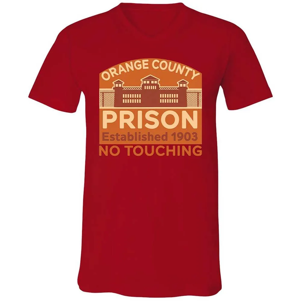 Unisex V-Neck T-Shirt - S99SQHDW - Red - 5
