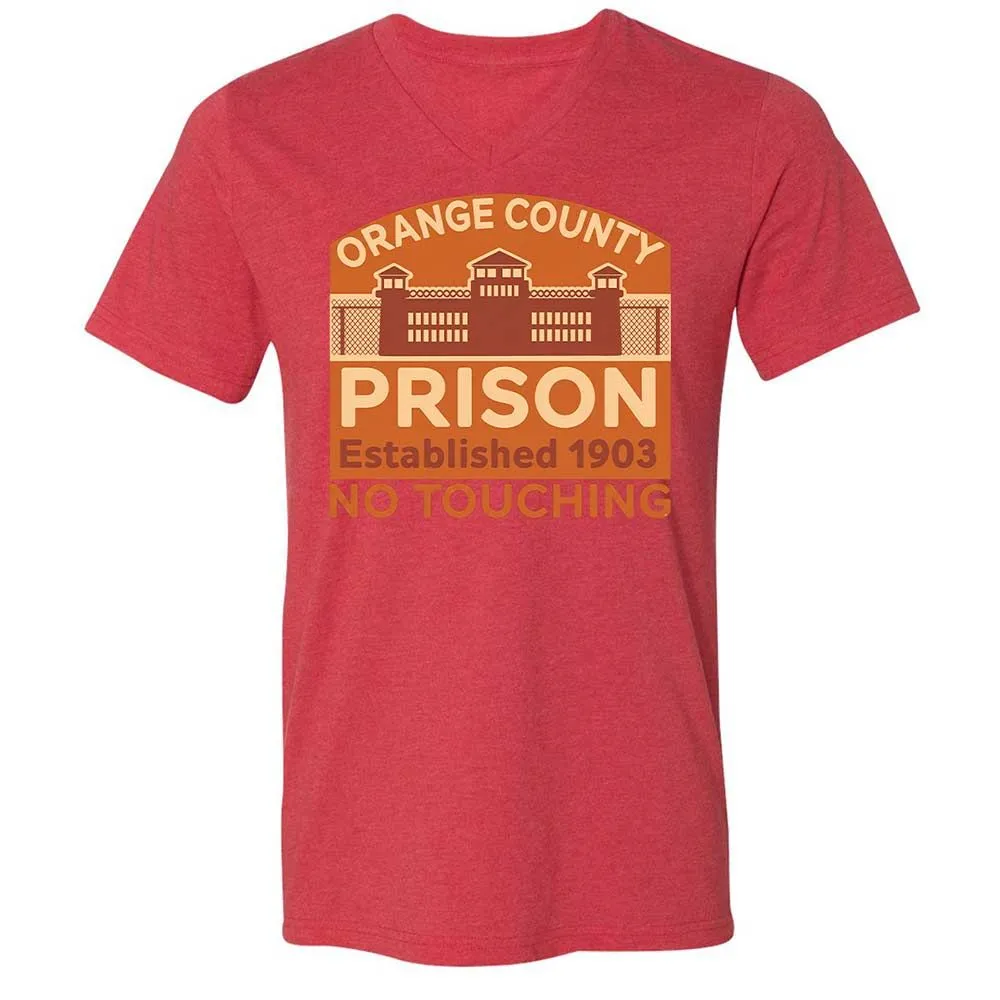 Unisex V-Neck T-Shirt - S99SQHDW - Heather Red - 6