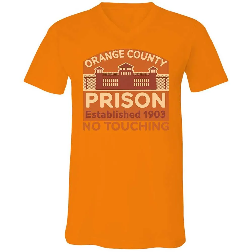 Unisex V-Neck T-Shirt - S99SQHDW - Orange - 7