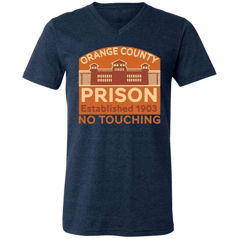 Unisex V-Neck T-Shirt - S99SQHDW - Heather Navy - 13