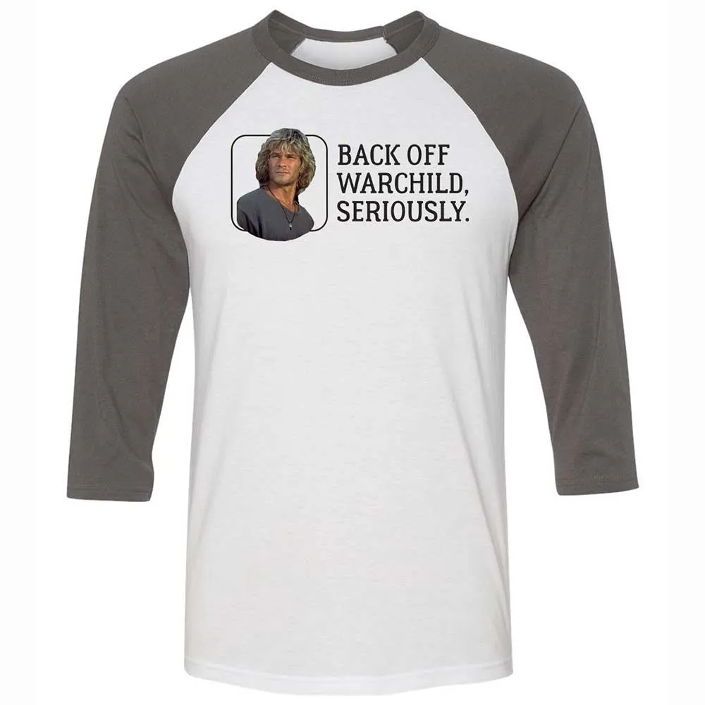 Unisex 3/4 Baseball Tee - M211MA7Q - White/Asphalt - 2