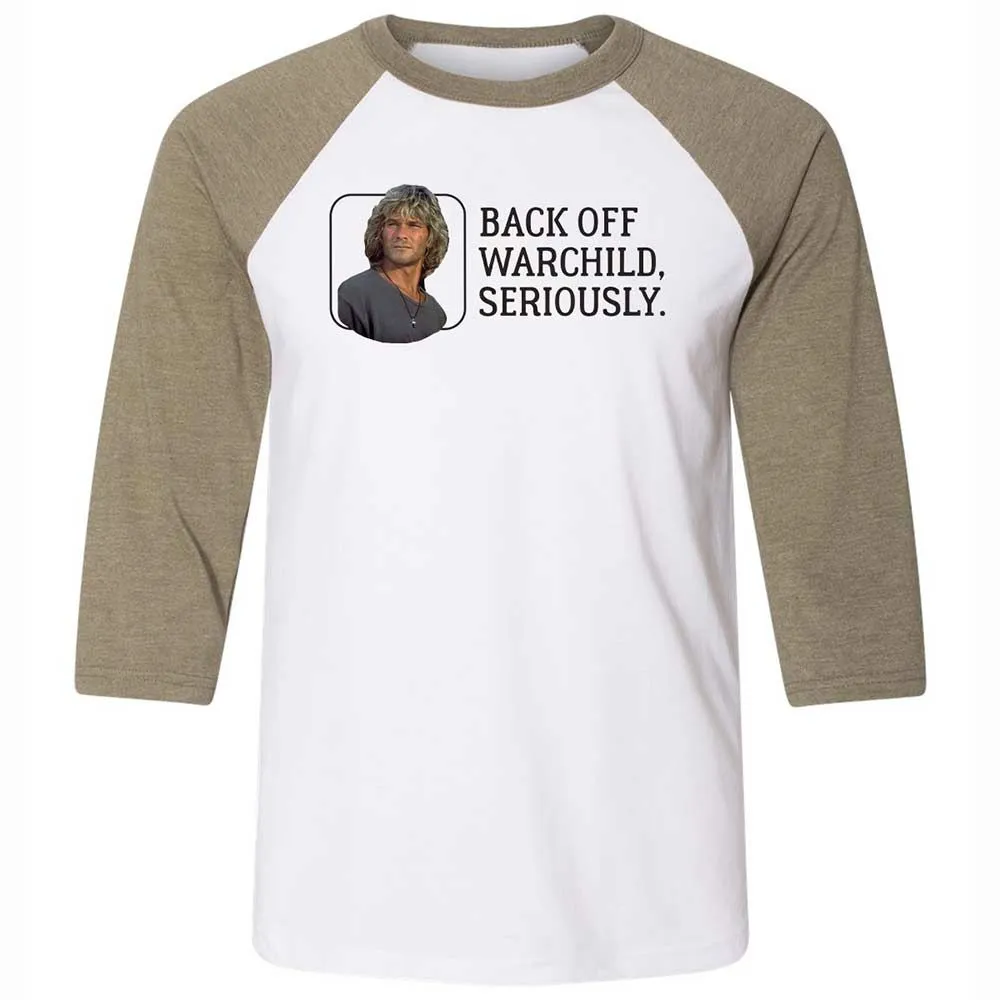 Unisex 3/4 Baseball Tee - M211MA7Q - White/Heather Olive - 4