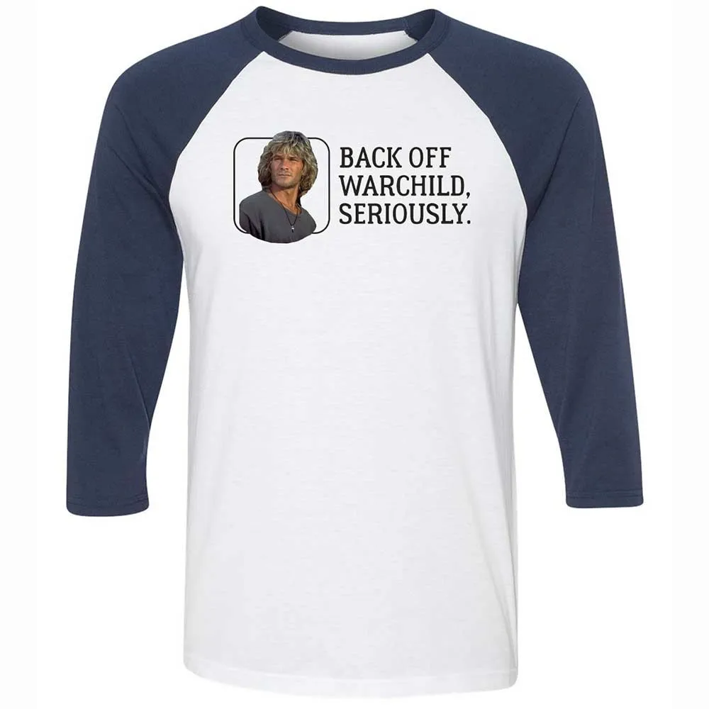 Unisex 3/4 Baseball Tee - M211MA7Q - White/Navy - 8