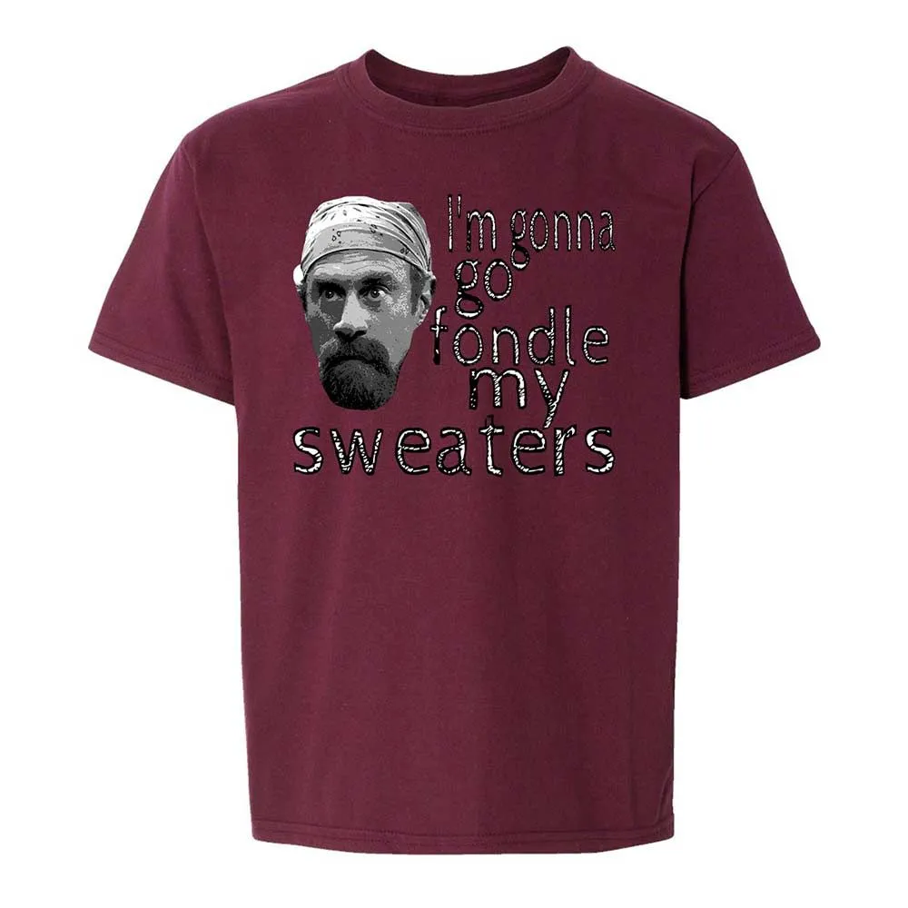 Fondle my sweaters - Maroon - 19