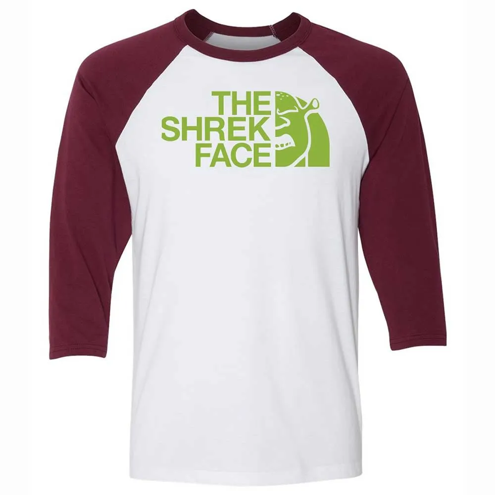Unisex 3/4 Baseball Tee - ZHD8EP7H - White/Maroon - 7