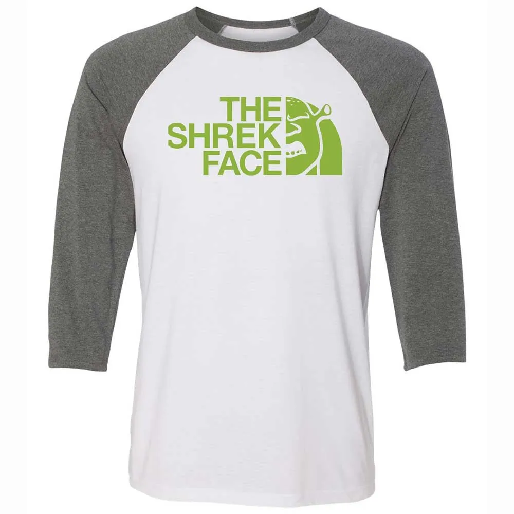 Unisex 3/4 Baseball Tee - ZHD8EP7H - White/Deep Heather - 11