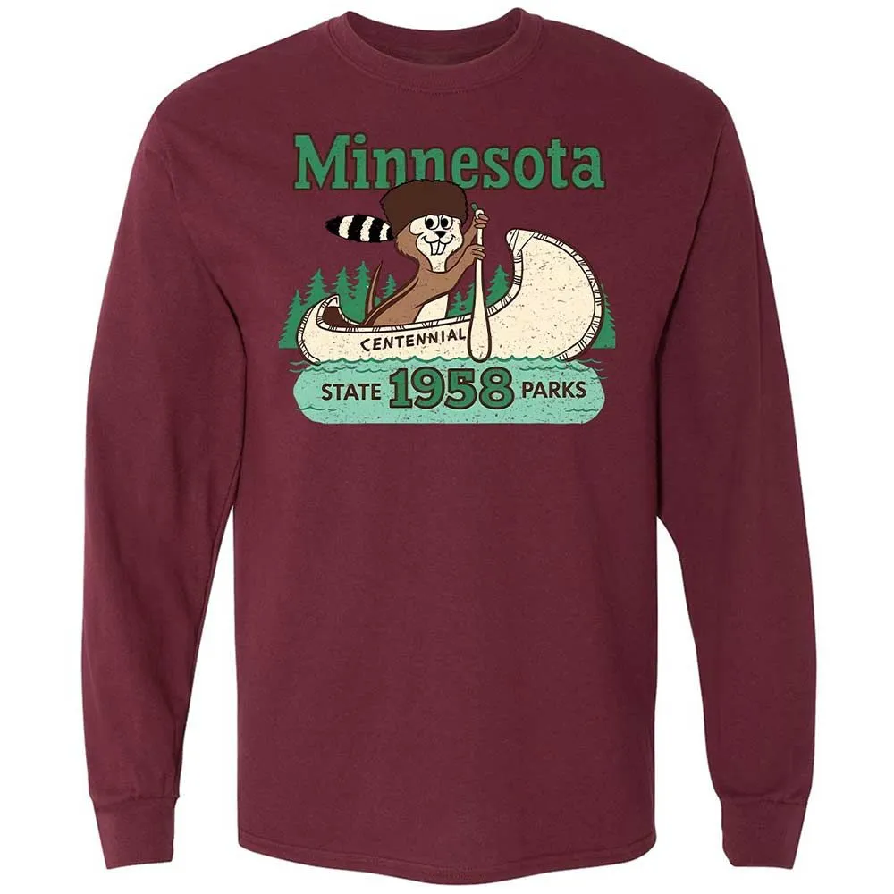 Long Sleeve T-Shirt - 3BCN2Y75 - Maroon - 16