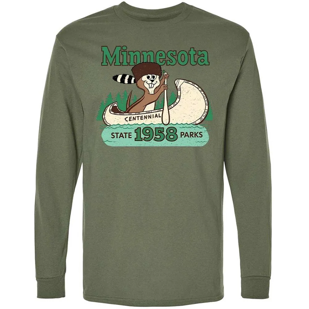 Long Sleeve T-Shirt - 3BCN2Y75 - Military Green - 19