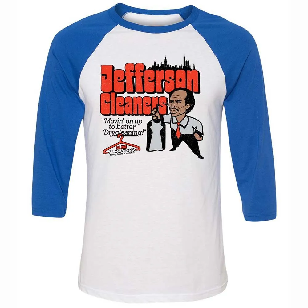 Unisex 3/4 Baseball Tee - 7W57AV6G - White/True Royal - 10