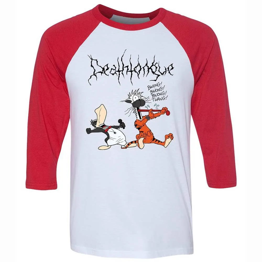 Unisex 3/4 Baseball Tee - 1TZZGJ3P - White/Red - 9