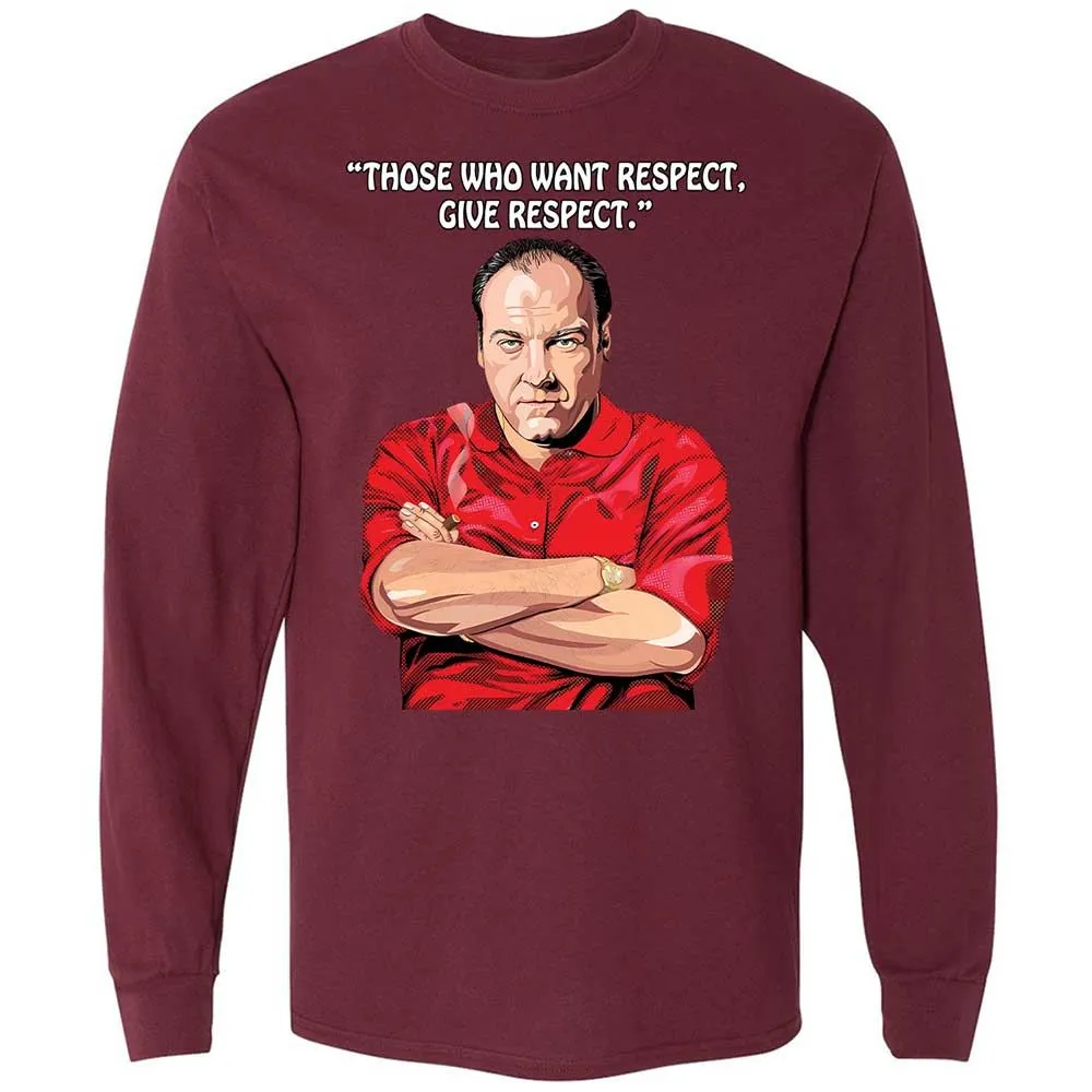 Long Sleeve T-Shirt - T7E9W3SP - Maroon - 16