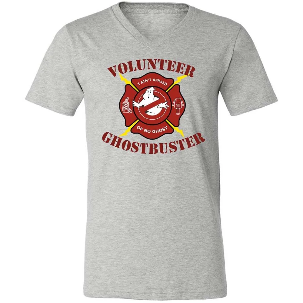 Unisex V-Neck T-Shirt - 4DHMVYJT - Athletic Heather - 2