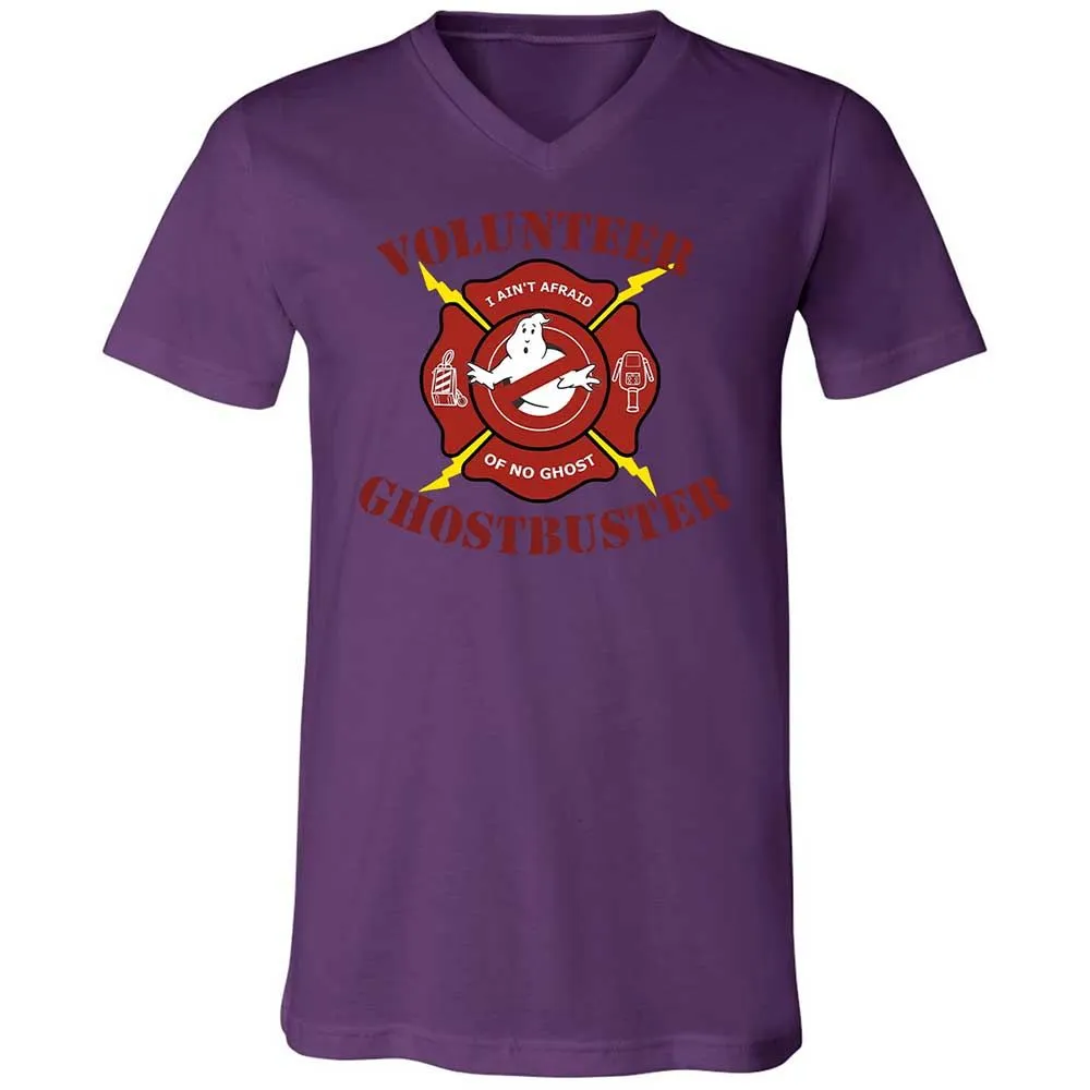 Unisex V-Neck T-Shirt - 4DHMVYJT - Team Purple - 10
