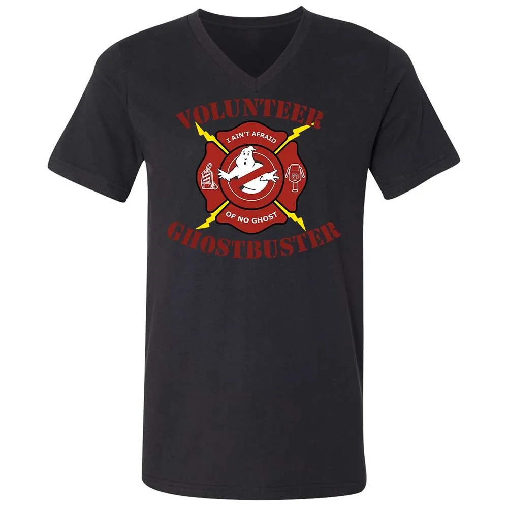 Unisex V-Neck T-Shirt - 4DHMVYJT - Black - 11