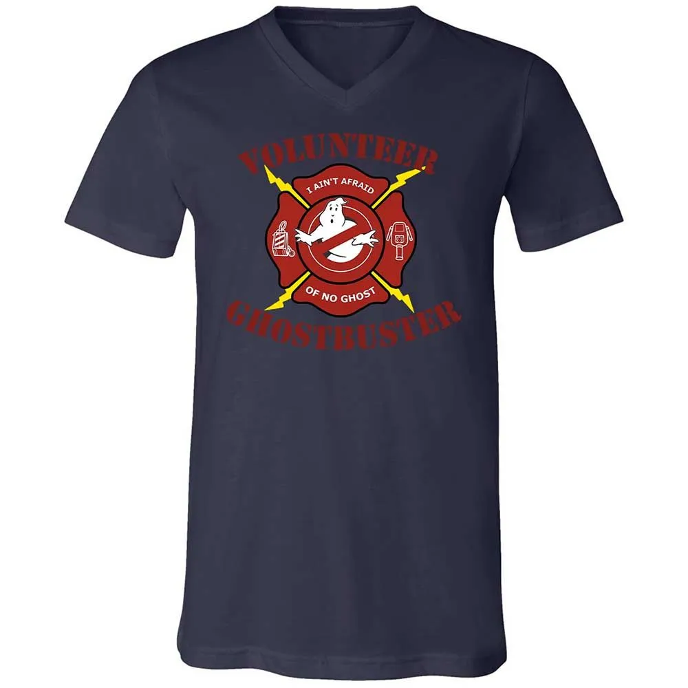 Unisex V-Neck T-Shirt - 4DHMVYJT - Navy - 12