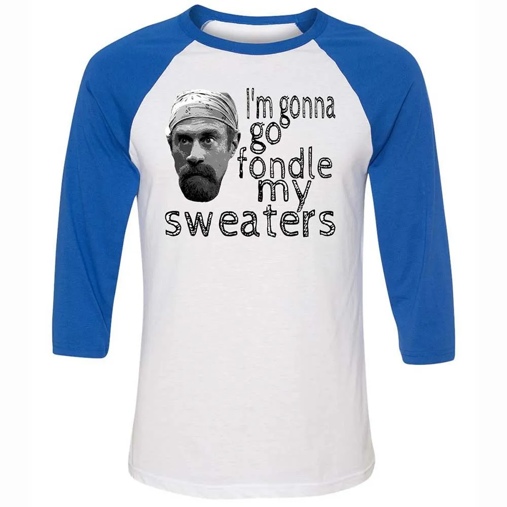 Fondle my sweaters - White/True Royal - 10