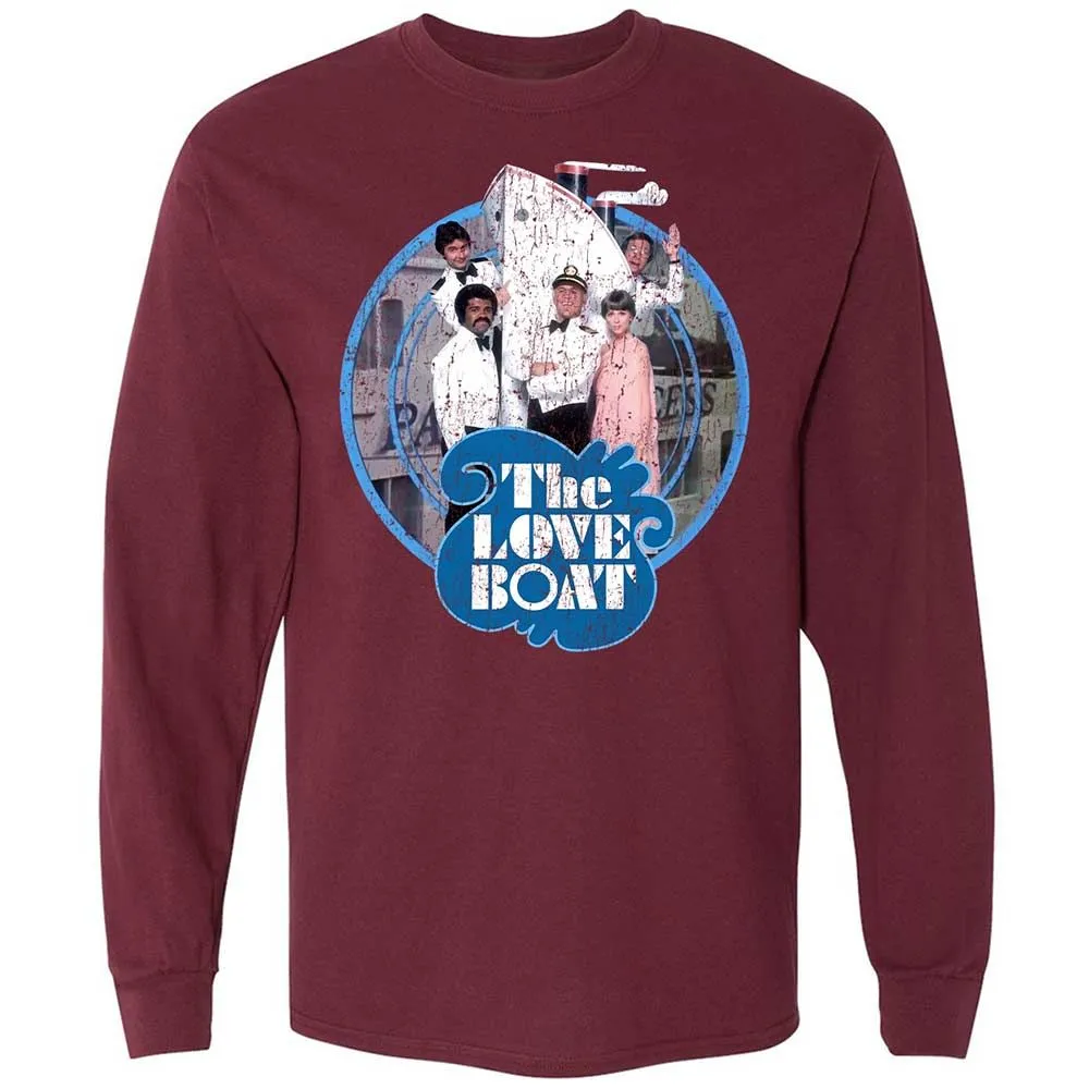 Long Sleeve T-Shirt - 6576DNEV - Maroon - 16