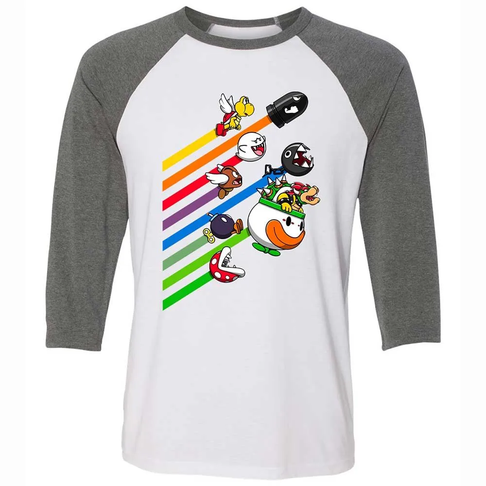 Villains Of Gaming - White/Deep Heather - 11
