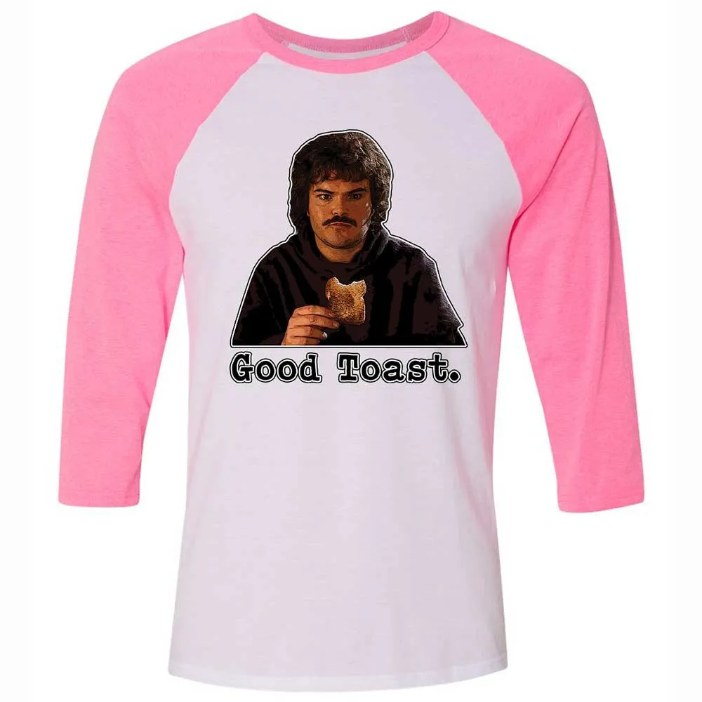 Unisex 3/4 Baseball Tee - Y2N74F4J - White/Neon Pink - 12