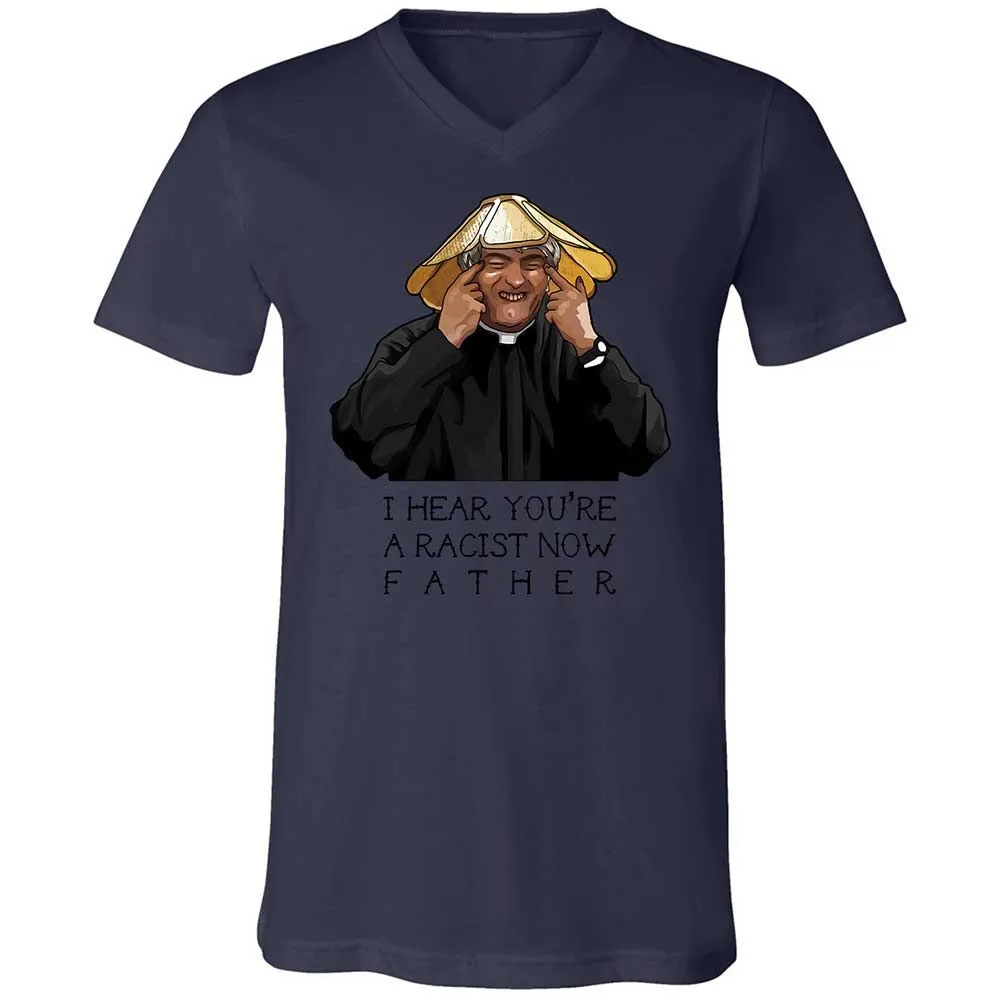 Unisex V-Neck T-Shirt - VPAZ8UAH - Navy - 12