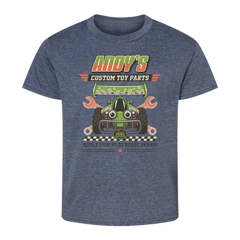 Kids T-Shirt - KZZV4KFJ - Heather Navy - 15