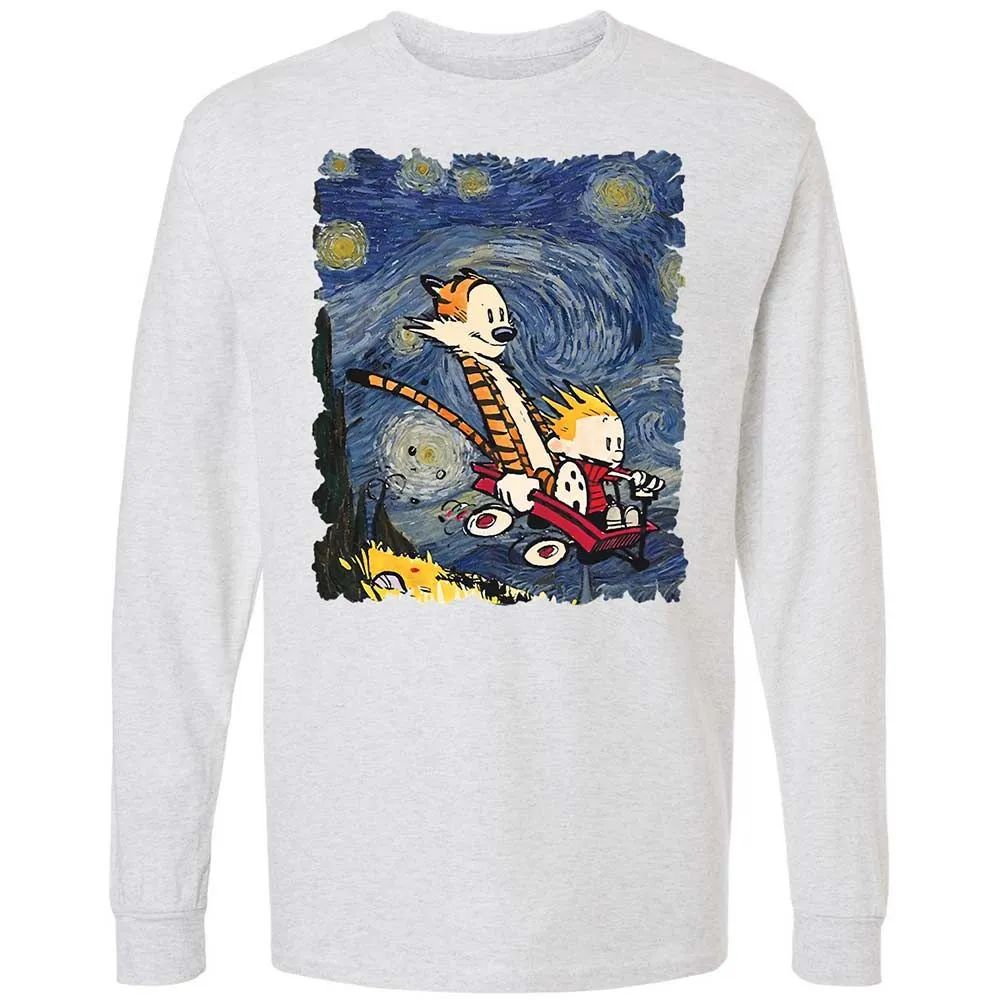 Long Sleeve T-Shirt - TFY5XZCE - Ash - 2