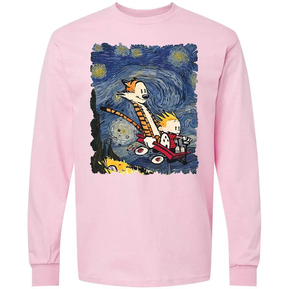 Long Sleeve T-Shirt - TFY5XZCE - Light Pink - 6