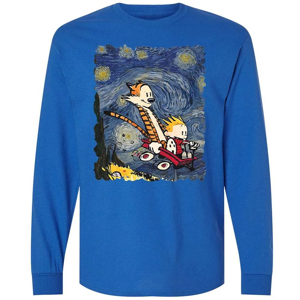 Long Sleeve T-Shirt - TFY5XZCE - Royal - 7