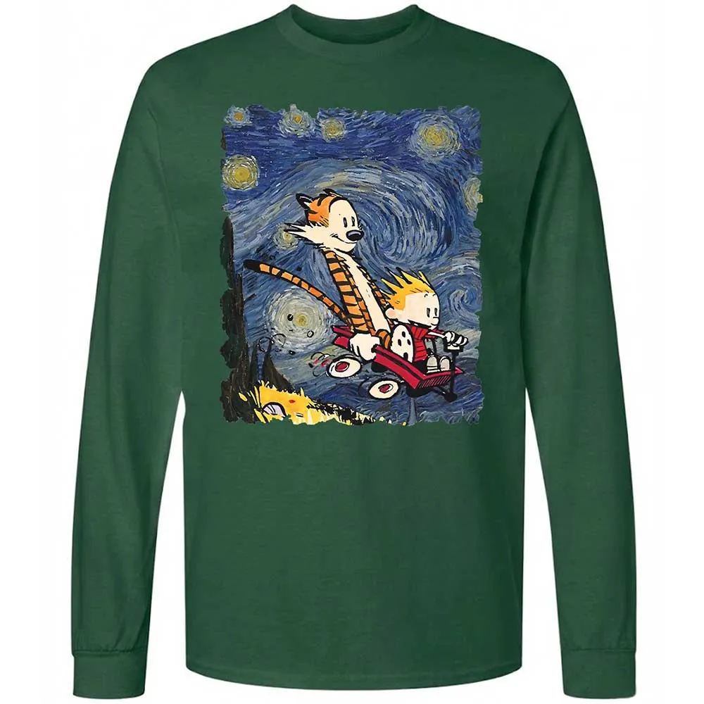 Long Sleeve T-Shirt - TFY5XZCE - Forest Green - 14