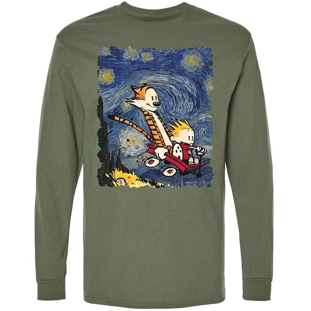 Long Sleeve T-Shirt - TFY5XZCE - Military Green - 19