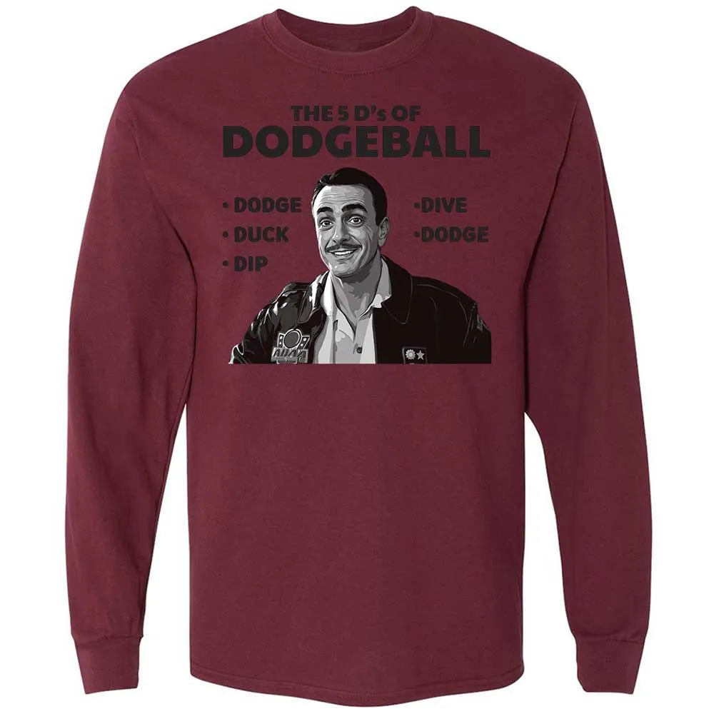 Long Sleeve T-Shirt - 6PX5DQ4V - Maroon - 16