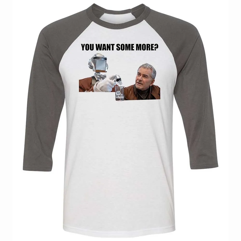 Unisex 3/4 Baseball Tee - SEBZ3B32 - White/Asphalt - 2
