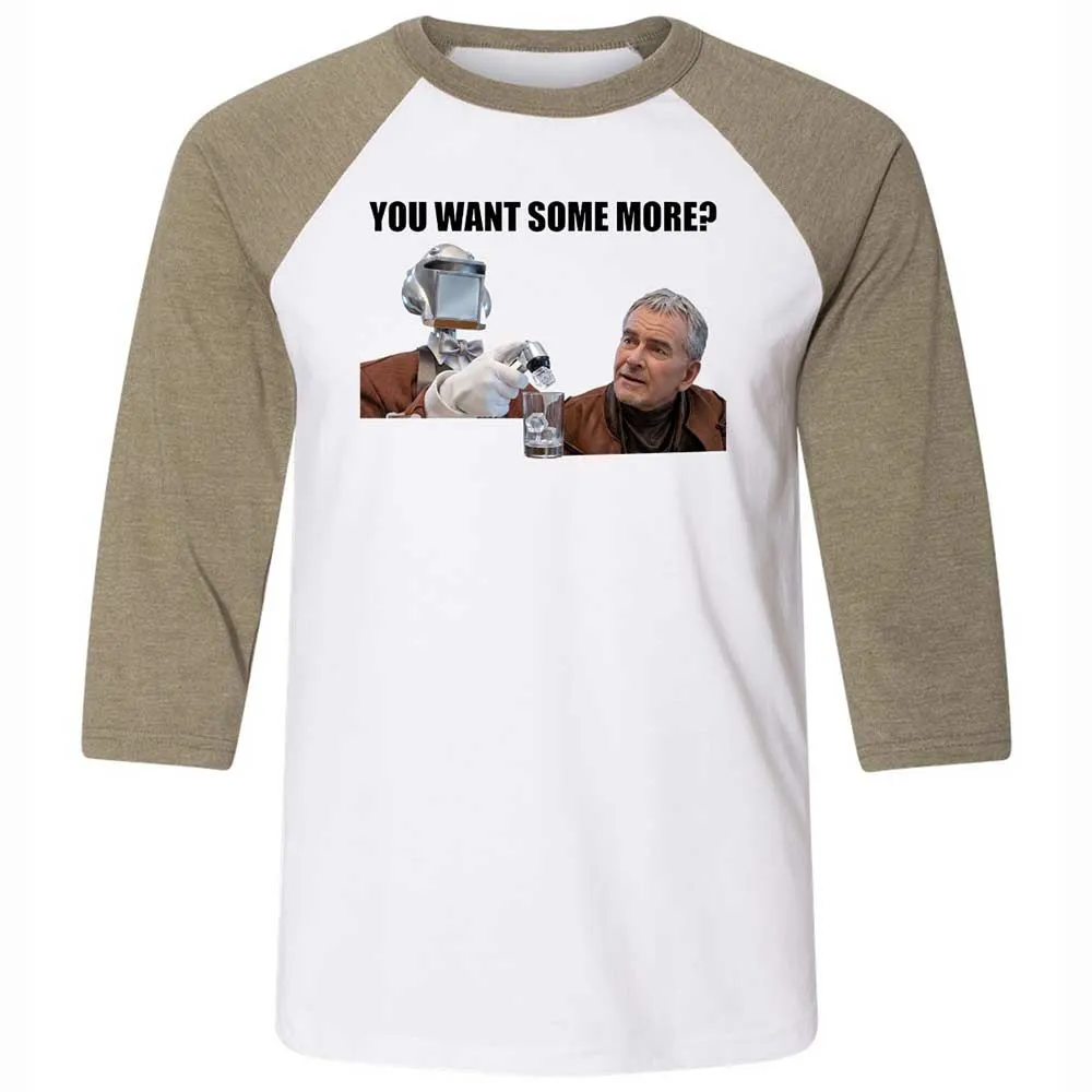 Unisex 3/4 Baseball Tee - SEBZ3B32 - White/Heather Olive - 4