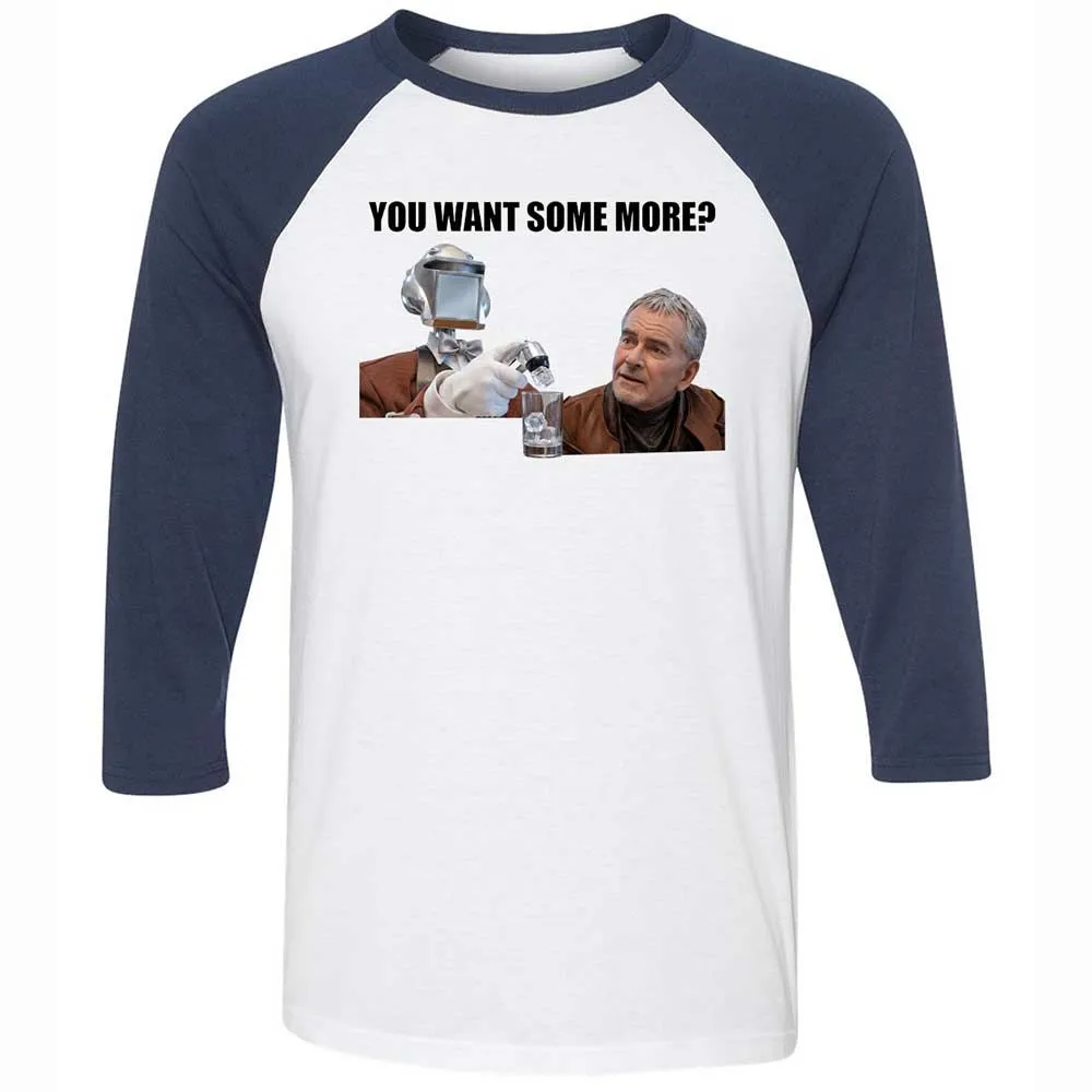 Unisex 3/4 Baseball Tee - SEBZ3B32 - White/Navy - 8